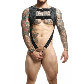 Military grey harness DNGEON Top Cockring Harness RRP: € 16,50