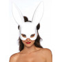 White Bonage Mask Masquerade Rabbit Mask