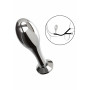 Anal Plug with Phallic Ring Star Fucker Teardrop Plug