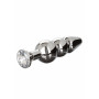 Anal Plug with Phallic Ring Star Fucker Beaded Plug
