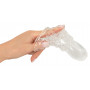 Phallic sheath crystal clear penis sleave