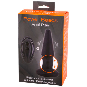 Plug anale vibrante Power Beads Anal Play