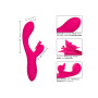 Vibrator rabbit Butterfly Kiss Flutter fuchsia