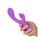 Vibratore rabbit Butterfly Kiss Flutter viola