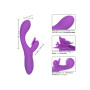 Vibrator rabbit Butterfly Kiss Flutter purple