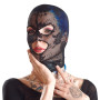 Maschera viso in pizzo nero