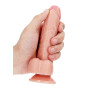 Fallo realistico Dildo with Balls and Suction Cup - 6''/ 15,5 cm carne chiaro