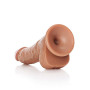 Fallo realistico caramello Dildo with Balls and Suction Cup - 6''/ 15,5 cm