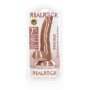 Make it realistic caramel Dildo with Balls and Suction Cup - 7''/ 18 cm
