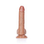 Fallo realistico caramello Dildo with Balls and Suction Cup - 7''/ 18 cm