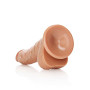 Make it realistic caramel Dildo with Balls and Suction Cup - 7''/ 18 cm