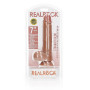 Make it realistic with caramel suction cup Dildo with Balls and Suction Cup - 7''/ 18 cm