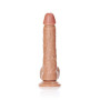Make it realistic with caramel suction cup Dildo with Balls and Suction Cup - 7''/ 18 cm