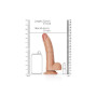 Realistic Dildo with Balls and Suction Cup - 8''/ 20,5 cm