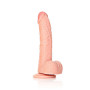 Make it realistic light meat Dildo with Balls and Suction Cup - 8''/ 20,5 cm