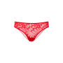 Thong Hiphugger with ruched back red