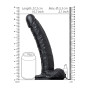 Vibratore cavo indossabile Vibrating Hollow Strap-on with Balls - 9'' / 23 cm - Black