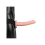 Fallo cavo indossabile Hollow Strap-on without Balls - 10'' / 24,5 cm - Flesh