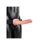 Fallo cavo indossabile Hollow Strap-on without Balls - 10'' / 24,5 cm - Flesh