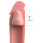 Phallic Sheath Sleeve 7 Inch + 1 Inch Plug