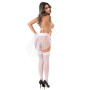 Complete thong bra underwear garters Bra & Garter Panty Set