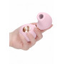 Invincible Pink clitoral sucking vibrator