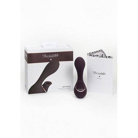 G-spot vibrator sucking clitoris Mythical Purple