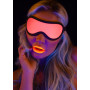 Blindfold glow in the dark eye mask