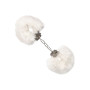 Manette bianche Ultra Fluffy Furry Cuffs