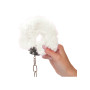 Manette bianche Ultra Fluffy Furry Cuffs