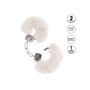 Manette bianche Ultra Fluffy Furry Cuffs