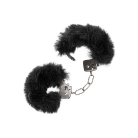 Black Handcuffs Ultra Fluffy Furry Cuffs