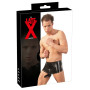 Latex boxer with penis sheath black Pants