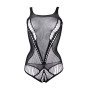 Women's body Contrast Net Teddy