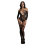 Women's jumpsuit Criss Cross Neck Bodystocking