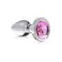 Plug anale Pink Gem Glass Anal Plug Small