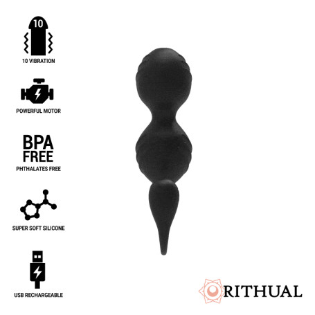 Vibrating vaginal balls RITHUAL NISHA RECHARGEABLE KEGEL BALLS ORQUIDEA