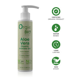 intimate gel with organic aloe vera orgie