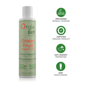 Natural organic massage oil with sweet almond oils 100 ml vegan