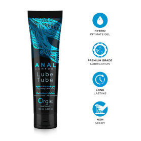 Water-based and silicone intimate lubricant 100 ml lube tube comfort