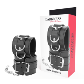 Professional handcuffs DARKNESS WRIST RESTRAINTS BLACK