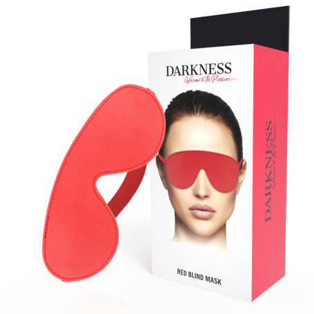 Maschera occhi DARKNESS EYEMASK RED Alta Qualità