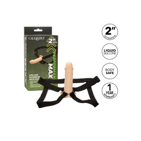 Phallic Sheath with Harness Life-Like Extension W Harness