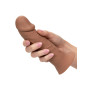 Phallic sheath with harness Life-Like Extension W Harness brown