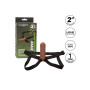 Phallic sheath with harness Extension W Harness brown