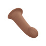 Phallic sheath with harness Extension W Harness brown