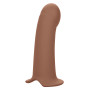 Phallic sheath with harness Extension W Harness brown