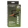 Phallic sheath with harness Extension W Harness brown