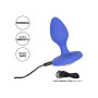 Plug anale vibrante Vibrating Probe Medium blu