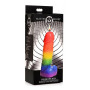 Candela bondage Pride Pecker Rainbow Drip Candle